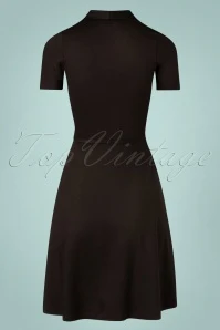 King Louie Emmy Ecovero Classic Dress In Black - Image 4