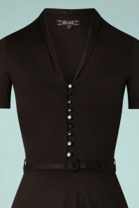 King Louie Emmy Ecovero Classic Dress In Black - Image 2