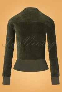 70s Daisy Jacket In Green - Image 2