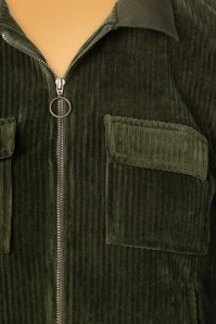 70s Daisy Jacket In Green - Image 3