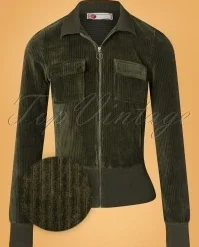 70s Daisy Jacket In Green