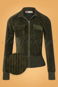 70s Daisy Jacket In Green