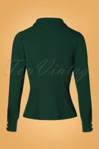 50s Frida Blouse In Green - Image 3