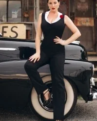 The Luchia Jumpsuit In Black