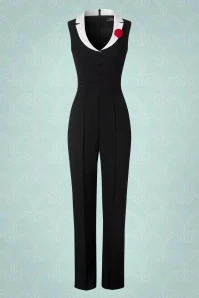 The Luchia Jumpsuit In Black - Image 3