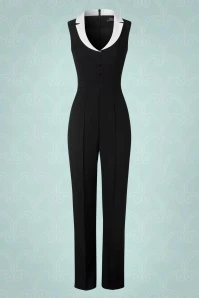 The Luchia Jumpsuit In Black - Image 4