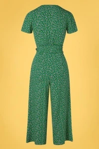 70s Mabel Jumpsuit In Butterfly Apple - Image 4