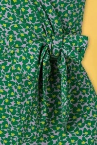 70s Mabel Jumpsuit In Butterfly Apple - Image 5