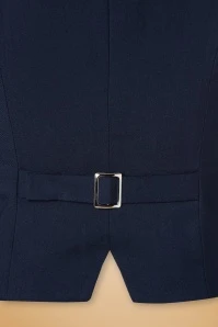 Dianne Waistcoat In Navy - Image 5