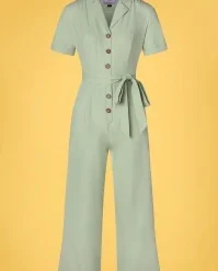 Adventure Ahead Jumpsuit In Green