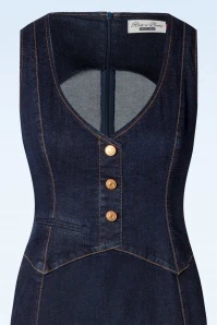 Mary Alice Pencil Dress In Blue - Image 5