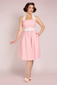 Waverly Swing Dress In Pink - Image 3