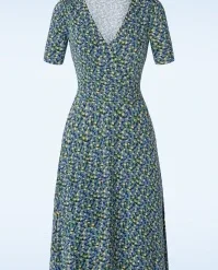 Louche Frankie Bubble Pop Wrap Dress In Multi