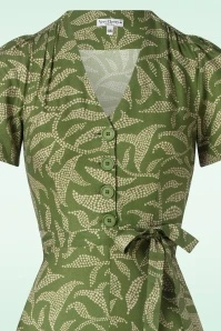 Magnolia Celebes Dress In Green - Image 3
