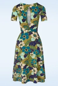 King Louie Betty Party Dress Selena In Deep Blue - Image 5