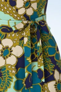 King Louie Betty Party Dress Selena In Deep Blue - Image 7