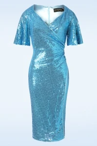 Million Dollar Baby Dress In Baby Blue - Image 2