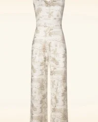 Safari Jumpsuit In Off White
