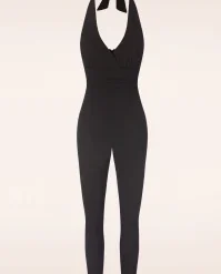 Cher Halter Jumpsuit In Black