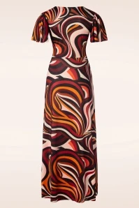 Groove Is In The Heart Maxi Dress In Multi - Image 2