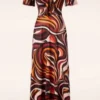 Groove Is In The Heart Maxi Dress In Multi