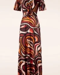 Groove Is In The Heart Maxi Dress In Multi