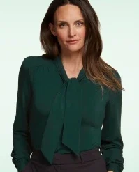 King Louie Amalia Top In Pine Green