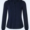 King Louie Carina Blouse In Evening Blue