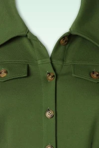 King Louie Alexa Rodeo Jumpsuit In Olive Green - Image 3