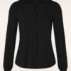 King Louie Carina Blouse In Black