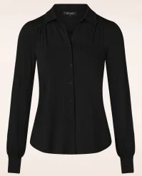 King Louie Carina Blouse In Black