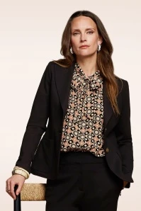 King Louie Bibi Rodeo Uni Blazer In Black - Image 2