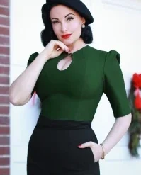 Julia Top In Green