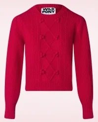 Cozy Jumper In Red