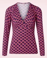 Blutsgeschwister La Chatte Coeur Top In Shine Like A Diamond Check