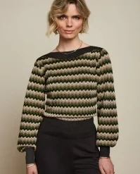 King Louie Erin Bruno Top In Posey Green