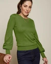 King Louie Maya Cocoon Top In Posey Green