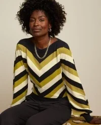 King Louie Erin Bell Top Lutz In Curry Yellow