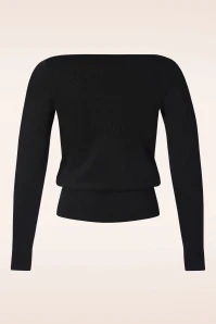 King Louie Ivy Lapis Stripe Top In Black - Image 5