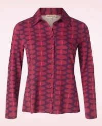 Fran Blouse In Maroon