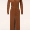Bonnie Corduroy Jumpsuit In Brown