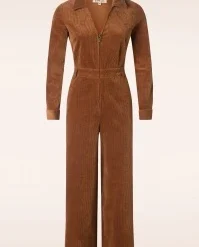 Bonnie Corduroy Jumpsuit In Brown
