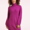 Donia Knit Dress In Purple