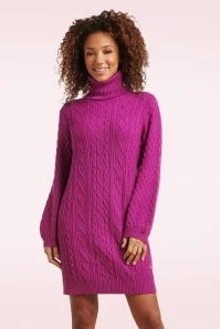Donia Knit Dress In Purple
