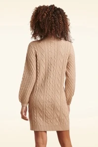 Donia Knit Dress In Sand - Image 2