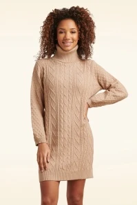 Donia Knit Dress In Sand