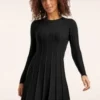 Nina Knitted Dress In Black