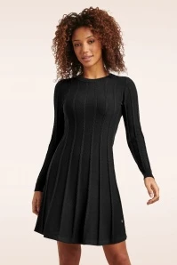 Nina Knitted Dress In Black