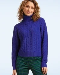 Evelyn Sweater In Cobalt