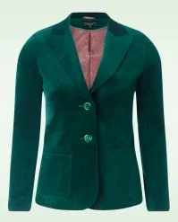 King Louie Bibi Fargo Uni Blazer In Dragonfly Green